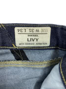 DIESEL JEANS LIVY SLIM FIT LOGO DARK BLUE WOMEN M