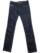 DIESEL JEANS LIVY SLIM FIT LOGO DARK BLUE WOMEN M