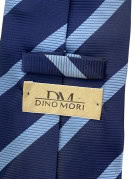 DINO MORI ΓΡΑΒΑΤΑ ΚΛΑΣΙΚΗ ΡΙΓΕ NAVY ΑΝΤΡΙΚΟ PRE OWNED