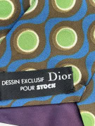 DIOR ΓΡΑΒΑΤΑ RETRO ΚΑΦΕ ΜΠΛΕ ΑΝΤΡΙΚΟ PRE OWNED