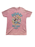 DISNEY MICKEY AND FRIENDS GRAPHIC TEE VINTAGE ROSE WOMENS PRE OWNED XL