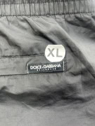 DOLCE & GABBANA SWIM SHORTS SIDE STRIPE LOGO BLACK MEN'S XL