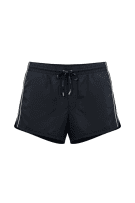DOLCE & GABBANA SWIM SHORTS SIDE STRIPE LOGO BLACK MEN'S XL
