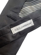 DOLCE GABBANA ΓΡΑΒΑΤΑ MINIMAL ΜΑΥΡΗ ΑΝΤΡΙΚΟ PRE OWNED