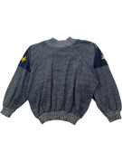 1992 DIADORA KNIT SWEATER VINTAGE GREY UNISEX PRE OWNED XS