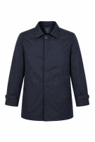 DOPPELGANGER ROMA COAT MINIMAL BLACK MEN PRE OWNED XXL