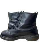 DR. MARTENS Black Leather Boots Size 38