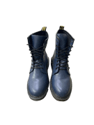 DR MARTENS ΜΠΟΤΑΚΙ ΜΟΝΟΧΡΩΜΟ ΜΠΛΕ ΑΝΤΡΙΚΟ PRE OWNED EU 40