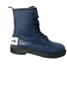 DR MARTENS ΜΠΟΤΑΚΙ ΜΟΝΟΧΡΩΜΟ ΜΠΛΕ ΑΝΤΡΙΚΟ PRE OWNED EU 40