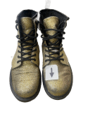 DR MARTENS ΜΠΟΤΑΚΙΑ GLITTER ΧΡΥΣΟ ΓΥΝΑΙΚΕΙΟ PRE OWNED EU 36