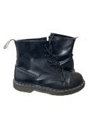 DR MARTENS ΜΠΟΤΑΚΙΑ ΚΟΡΔΟΝΙ CHUNKY ΜΑΥΡΟ ΑΝΤΡΙΚΟ PRE OWNED EU 39