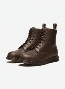 DR MARTENS BOOTS BROWN MEN PRE OWNED EU 40