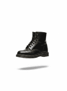 DR MARTENS ΜΠΟΤΕΣ ΚΟΡΔΟΝΙ ΔΕΡΜΑΤΙΝΕΣ ΜΑΥΡΟ ΑΝΤΡΙΚΟ PRE OWNED EU 39