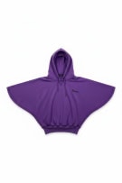 DSQUARED2 HOODIE PONCHO VINTAGE ΜΕ ΛΟΓΟΤΥΠΟ ΜΟΒ ΓΥΝΑΙΚΕΙΟ M