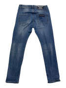 DSQUARED2 JEANS VINTAGE PAINT SPLATTER ΛΟΓΟΤΥΠΟ ΜΠΛΕ ΑΝΔΡΙΚΟ S