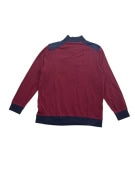 DUNMORE Μπλούζα Henley Casual Λογότυπο Κέντημα Μπορντό Ανδρική XXL