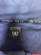 DUNMORE Μπλούζα Henley Casual Λογότυπο Κέντημα Μπορντό Ανδρική XXL