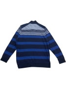 Dunmore Sweatshirt Ριγέ Casual Κουμπιά Μπλε/Γκρι Ανδρικό XXL