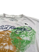 ED HARDY GRAPHIC TEE Y2K OFF WHITE ΓΥΝΑΙΚΕΙΟ PRE OWNED