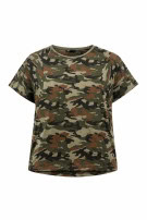 EDC BY ESPRIT T SHIRT UTILITY CAMOUFLAGE ΓΥΝΑΙΚΕΙΟ PRE OWNED S