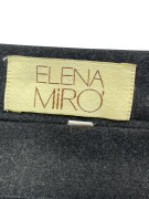Elena Mirò Φούστα Pencil Ανθρακί Γυναικεία XL