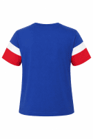 ELLESSE GRAPHIC TEE SPORTY BLUE RED UNISEX PRE OWNED L