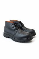 ELLESSE OUTDOOR LEATHER BOOTS VINTAGE EMBOSSED LOGO ΜΑΥΡΟ ΑΝΔΡΙΚΟ 41