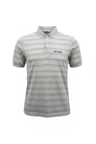 ELLESSE Striped Polo Shirt Vintage Logo White/Pink Men’s S
