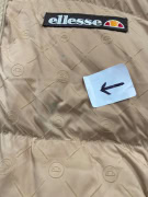 Ellesse Puffer Jacket Vintage Logo Beige Unisex M