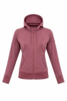 EMMEGI LEBRANT FELPA ZIP HOODIE MONOCOLORE ROSA DONNA PRE OWNED S