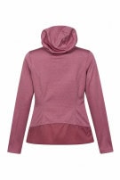 EMMEGI LEBRANT FELPA ZIP HOODIE MONOCOLORE ROSA DONNA PRE OWNED S