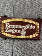 ERMENEGILDO ZEGNA ΓΡΑΒΑΤΑ ΚΛΑΣΙΚΗ CHARCOAL ΑΝΤΡΙΚΟ PRE OWNED