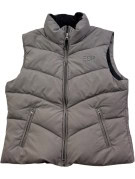 ESPRIT SPORTS GILET PUFFER SPORTSWEAR GRIGIO STONE DONNA PRE OWNED M