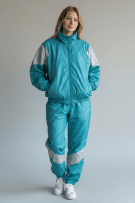 Etirel Φόρμα Σετ Tracksuit Vintage Λογότυπο Τιρκουάζ Γυναικείο M