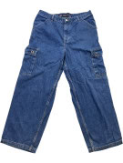 FADED GLORY CARGO ΤΖΙΝ ΠΑΝΤΕΛΟΝΙ UTILITY DARK WASH ΜΠΛΕ ΑΝΤΡΙΚΟ PRE OWNED L