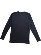 FANATICS MAGLIA A MANICHE LUNGHE NEW ENGLAND PATRIOTS LOGO NERA UNISEX M usata