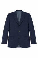 90s FARAMAH BLAZER CLASSIC NAVY MEN PRE OWNED M