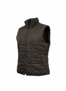 FAY PUFFER VEST GILET LOGO LABEL BROWN MENS M/L