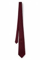 FENDI TIE CLASSIC BURGUNDY MEN PRE OWNED