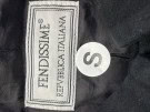 1990s FENDISSIME ΠΑΛΤΟ ΜΑΥΡΟ ΓΥΝΑΙΚΕΙΟ PRE OWNED S