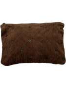 FENDISSIME CLUTCH BAG VINTAGE BROWN UNISEX PRE OWNED