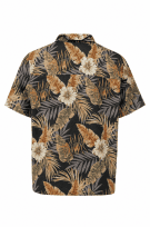 FEVER ΚΑΜΠΟΥΡΑΚΙ HAWAIIAN ΤΥΠΟΥ ΠΟΥΚΑΜΙΣΟ TROPICAL ΜΑΥΡΟ ΑΝΤΡΙΚΟ PRE OWNED M