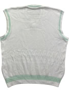 FILA ΑΜΑΝΙΚΟ ΠΛΕΚΟ VEST VINTAGE ΛΟΓΟΤΥΠΟ ΛΕΥΚΟ/ΠΡΑΣΙΝΟ ΑΝΔΡΙΚΟ L