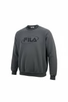 Fila Ανδρικό Φούτερ Γκρι με Ανάγλυφο Logo Size XL