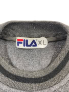 Fila Ανδρικό Φούτερ Γκρι με Ανάγλυφο Logo Size XL