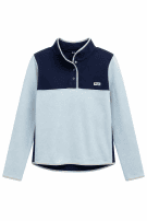 90s FILA FLEECE TOP MINIMAL BLUE MEN PRE OWNED M