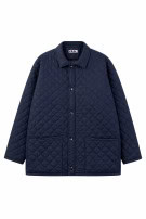 1990S FILA  JACKET QUILTED ΝΑΥΤΙ ΜΠΛΕ ΓΥΝΑΙΚΕΙΟ  PRE OWNED Μ