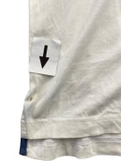 FILA polo vintage con logo ricamato écru unisex XL usata
