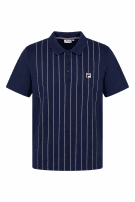 FILA POLO SHIRT RETRO BLU NAVY UOMO PRE OWNED S