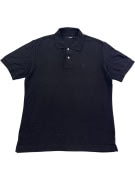 FILA Polo T-Shirt Logo Μαύρο UNISEX L